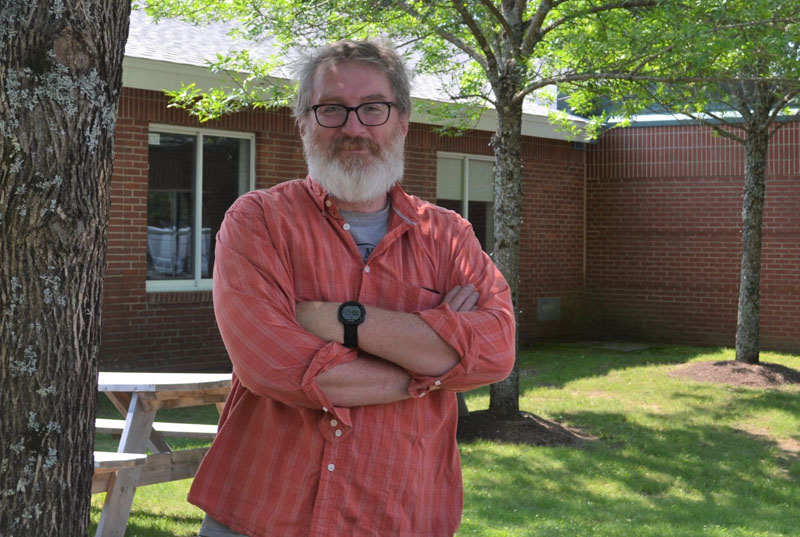 Since 2005, Brian OÂ’Mahoney has been bringing the best out of his history students at Lincoln Academy in Newcastle. O'Mahoney teaches college prep U.S. history, world history, and Advanced Placement U.S. history. (Johnathan Riley photo)