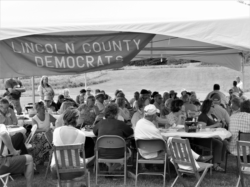 Democrats from across Lincoln County will gather under the big tent at Cider Hill Farm in Waldoboro, Sunday, Aug. 6, for their annual Family Fun Day Lobster Bake. (Photo courtesy Lincoln County Democratic Committee)