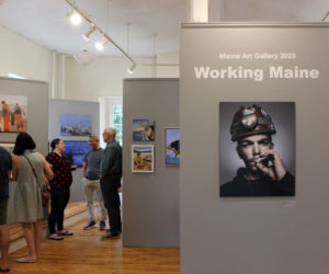 "Working Maine" reception at Maine Art Gallery (Photo courtesy Elizabeth Campbell)