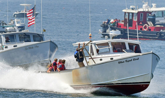 Girls in the Boat - Maine Lobster