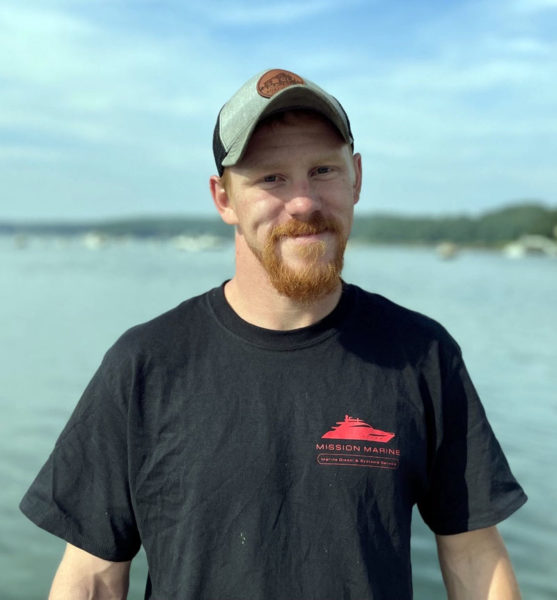 Greg Anderson has started his own business this summer as a mobile marine technician. While his business may be new to the area, he is not: a Bristol native and Lincoln Academy graduate, Anderson is excited to work in a community he knows and loves. (Johnathan Riley photo)