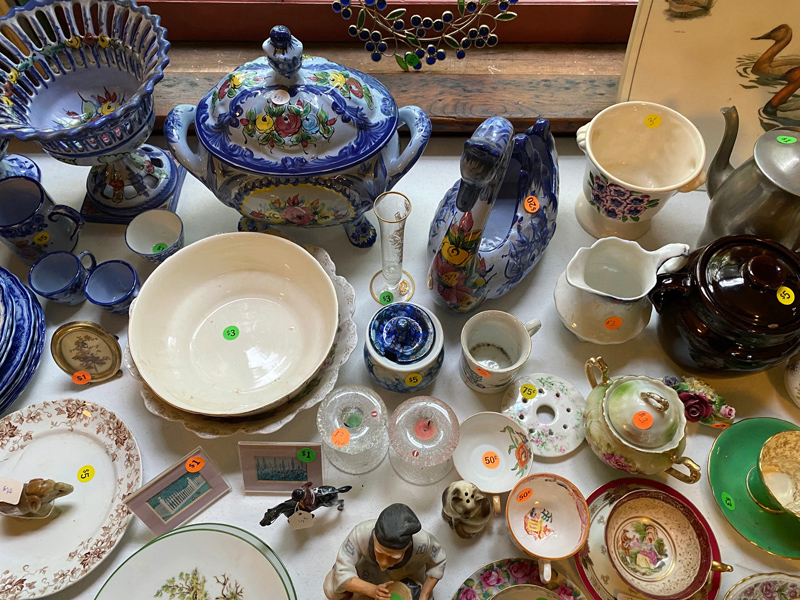 Kitchen items will be among the bargains at the Attic-Basement-Closet Rummage Sale at the historic Washington Schoolhouse at 1426 Route 32 in Round Pond. (Photo courtesy Round Pond Schoolhouse Association)