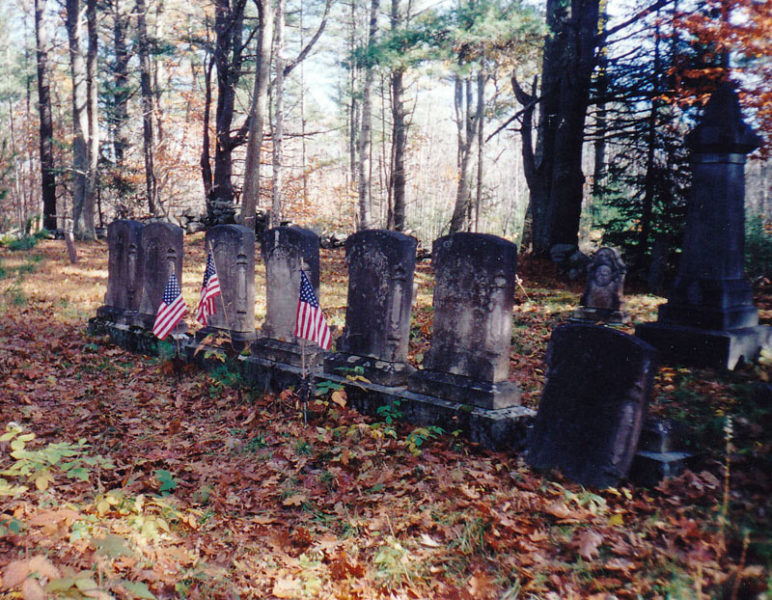 The Malcom Cemetery on the Station Road Extension in Newcastle (Photo courtesy Newcastle Historical Society Museum)