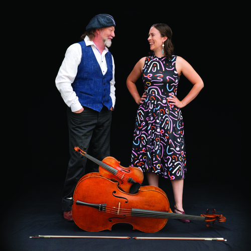 Alasdair Fraser, "the Michael Jordan of Scottish fiddling," and Californian cellist Natalie Haas span the full spectrum between intimate chamber music and ecstatic dance energy. (Photo courtesy Opera House at Boothbay Harbor)