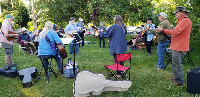 The Round Pond Players during a performance. (Courtesy photo)