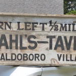 Waldoborough Historical Society Receives Stahl’s Tavern Sign