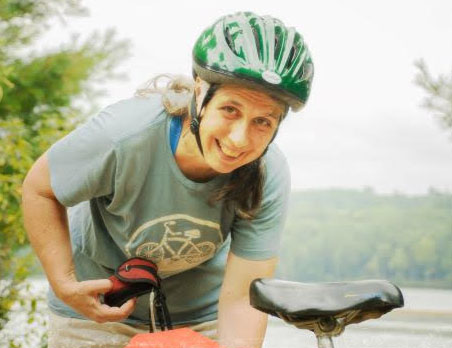 Share the Road with Carol namesake Carol Eckert, M.D. Eckert was killed in a bicycling crash in October 2016. The memorial ride in her honor is an all-ages event, featuring 12-mile and 27-mile options, starting and ending at the Windsor town office. (Courtesy photo)