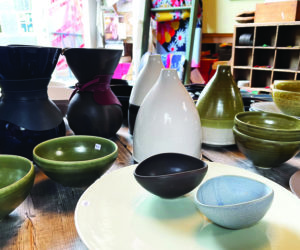 Ceramic artist Hanako Nakazato specializes in modern Japanese pottery at her summer studio in Union. Her family is known in Japan for its ceramic traditions. (Photo courtesy The Good Supply)