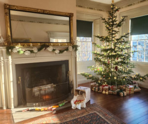 Christmas in the parlor of the historic Nickels-Sortwell House in Wiscasset. (Photo courtesy Peggy Konitzky)