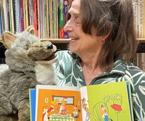Miss Paula and Cutie Coyote will do a special story time at the Waldoboro Public Library for children ages 2-5 on Wednesday, Nov. 15. (Photo courtesy Waldoboro Public Library)