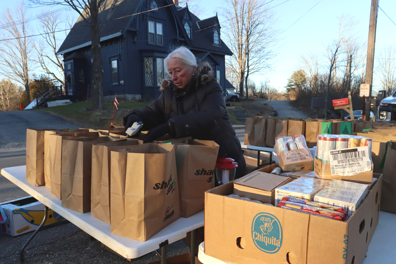 Wiscasset Food Pantry Distributes Food for the Holidays The Lincoln