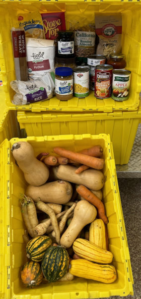 Lincoln County Gleaners share table items. (Photo courtesy Michaela Stone)