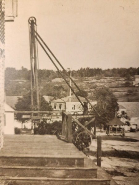 Digging the town well in 1908. (Photo courtesy Lori Crook)