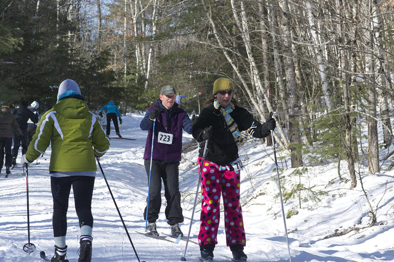 All ages and skill levels are encouraged to participate when the Midcoast Conservancy hosts its 12th annual biathlon at Hidden Valley Nature Center in Jefferson on Sunday, Feb. 4. (Photo courtesy Midcoast Conservancy)