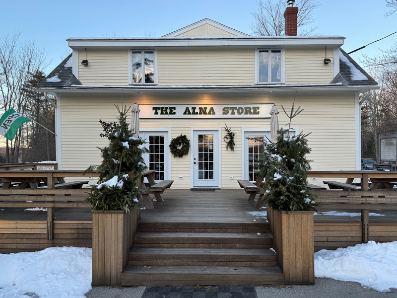 The Alna Store, at 2 Dock Road in Alna, has changed hands several times in the past decade and is now run by Newcastle local Jasper Ludwig and husband Brian Haskins. The store houses both a specialty market and a locally sourced restaurant, which recently earned state and national recognition. (Johnathan Riley photo)