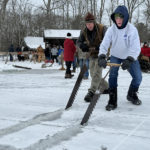 Another Successful Ice Harvest Draws Large Crowd To South Bristol