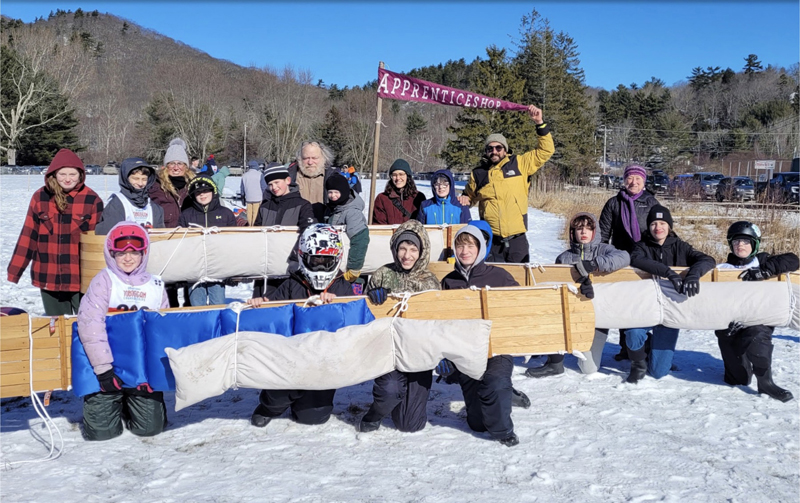 NCS Competes in Toboggan Race - The Lincoln County News