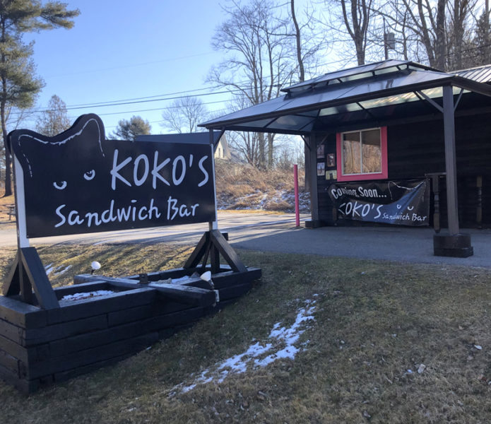 Koko's Sandwich Bar, at 603 Main St. in Damariscotta, is named after a black cat belonging to owners Abby White and Chris Padil. In addition to hot pressed sandwiches, Koko's offers burritos, salads, soup, juice, and dessert, with additions in the works including Italian beer, Spanish wine, and smoothies. (Elizabeth Walztoni photo)