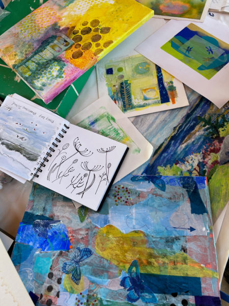 Debra Arters class Getting to Done, will focus on methods for finishing watercolors, acrylics, and mixed media work. (Photo courtesy Maine Art Gallery)