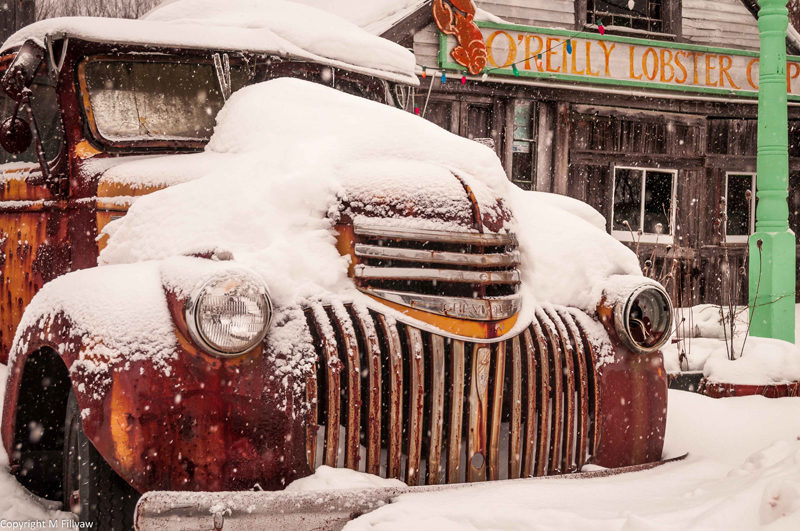 "The Way Life Is," by Michael Fillyaw (Photo courtesy Damariscotta River Grill)