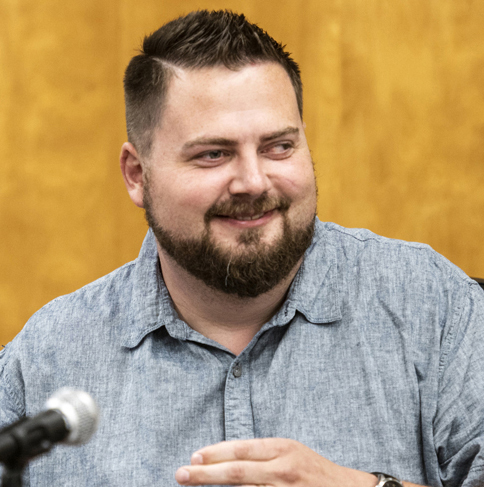 Matthew R. Brackley attends a candidates forum in Wiscasset during his 2022 bid for the Maine State Senate. On Tuesday, May 14, Brackley was sentenced to 15 months in prison for his role in the Jan 6. 2021 insurrection at the U.S. Capitol Building. (LCN file photo)