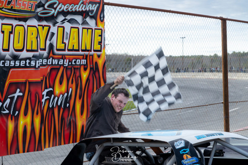 Nick Morton happily celebrates his second career Super Street victory. (Photo courtesy Jasen Dickey Photography)