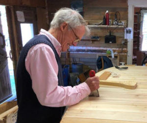 Forty-years after he co-founded the Carpenters Boat Shop, Bobby Ives is a jack-of-all trades volunteer. (Photo courtesy Carpenter's Boat Shop)