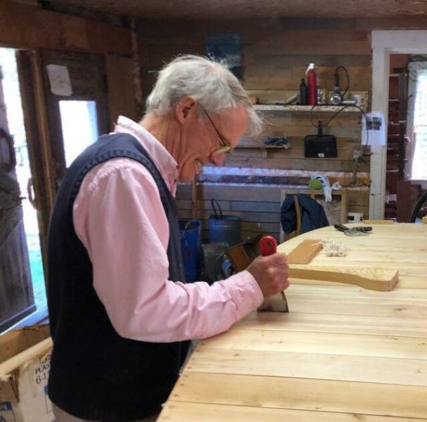 Forty-years after he co-founded the Carpenters Boat Shop, Bobby Ives is a jack-of-all trades volunteer. (Photo courtesy Carpenter's Boat Shop)