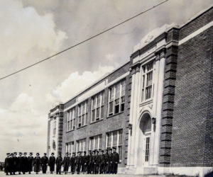 The old Waldoborough school. (Photo courtesy Waldoborough Historical Society)