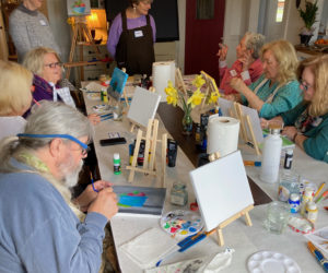 A painting workshop at Inn Along the Way. (Courtesy photo)