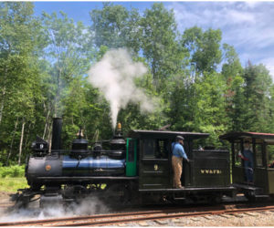 Wiscasset, Waterville and Farmington Railway prepares for the Ride the Rails to Hike the Trails event. (Courtesy photo)