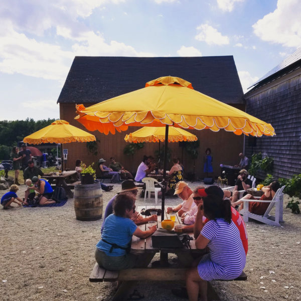 Sasanoa Brewing on beautiful Westport Island. The brewery will open its outdoor tasting room on Friday, May 3. (Photo courtesy Sasanoa Brewing)