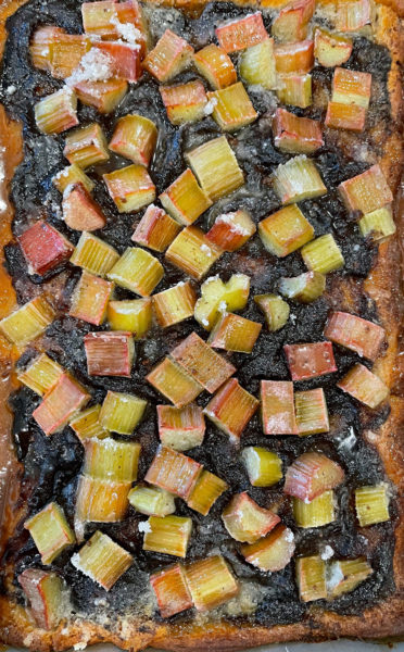 Rhubarb galette (Photo courtesy I. Winicov Harrington)