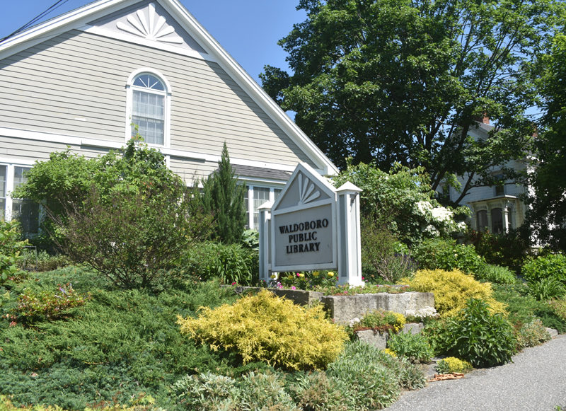 The Waldoboro Public Library, on Main Street, is among those Maine libraries that will be affected by an interruption to interlibrary lending this summer. (Molly Rains photo)