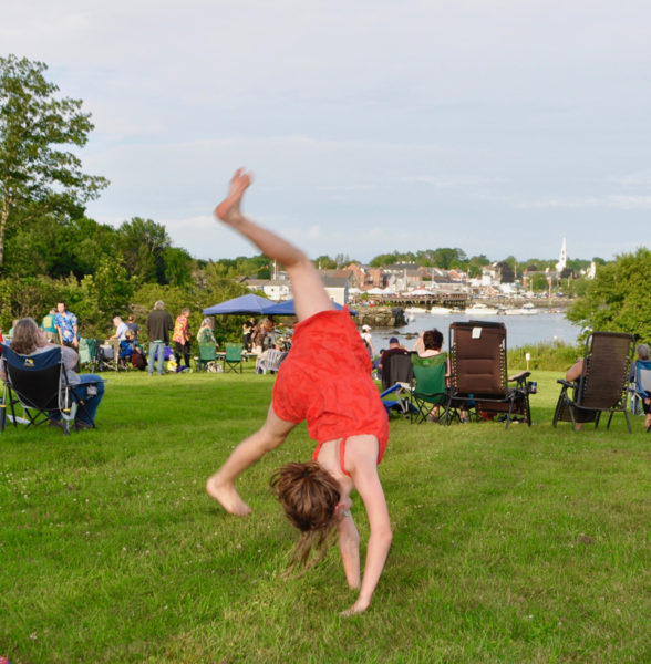 All ages have fun at the pre-fireworks lawn party at The Lincoln Home. (Photo courtesy Kim Traina)