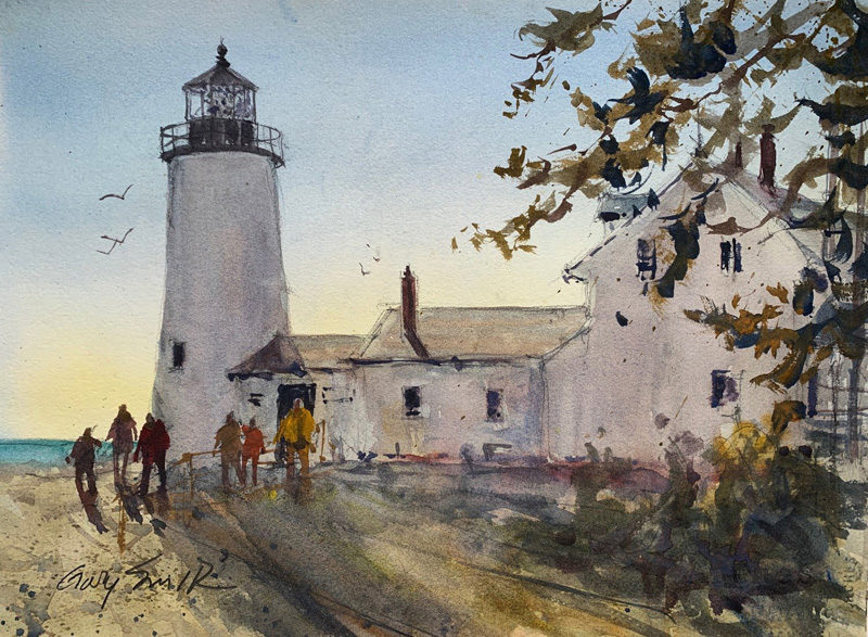 "Pemaquid Morning," by Gary Smith (Photo courtesy Pemaquid Art Gallery)