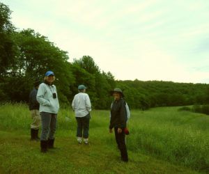 A previous bird walk with Dr. Steve Kress. (Photo courtesy Inn Along the Way)