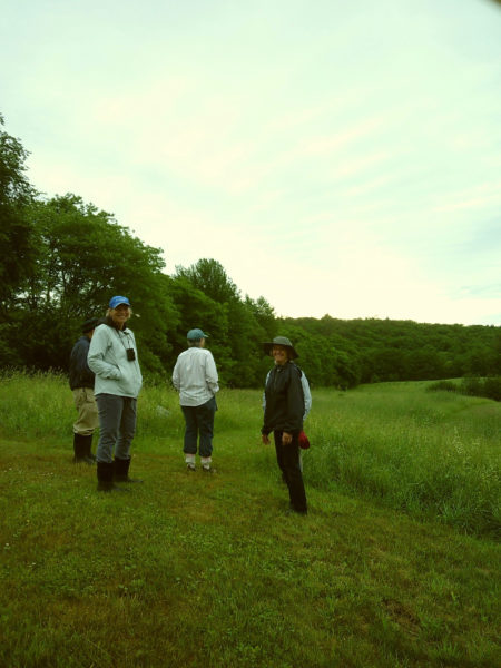 A previous bird walk with Dr. Steve Kress. (Photo courtesy Inn Along the Way)