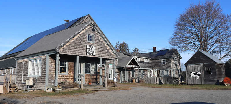 The Morris Farm, at 156 Gardiner Road in Wiscasset. During an informational meeting at the farm on Thursday, July 18, Maine Farmland Trust's Stacy Brenner, a senior advisor for farmland access, said the nonprofit is planning to purchase the farm from The Morris Farm Trust. (LCN file photo)