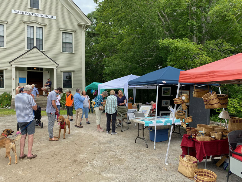 In addition to handcrafted art works, yarn and fabric will also be for sale at the 13th annual Arts at the Schoolhouse. Choose from a beautiful mixture of wool and man-made yarn materials for just $10 a bag. (Photo courtesy Jim Stano)