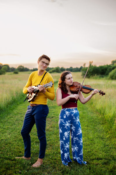 Folk music of Matt Consul on mandolin and Katherine Liccardo on fiddle. (Courtesy photo)