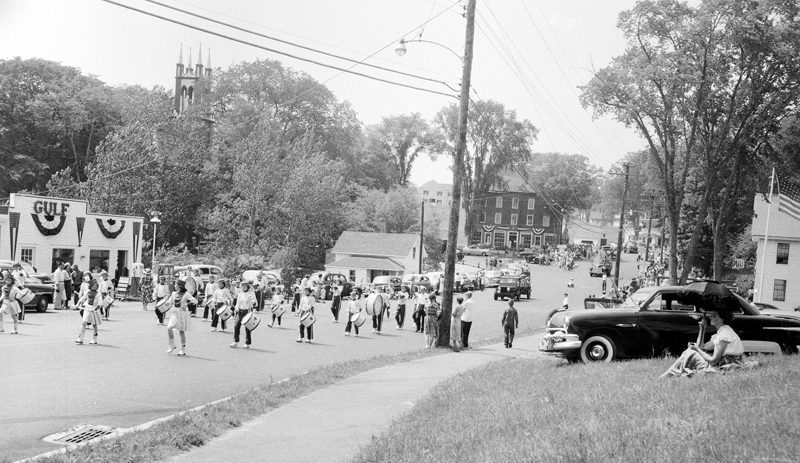 The Newcastle bicentennial parade, 1953 (Photo courtesy Newcastle Historical Society Dinsmore-Flye Collection)