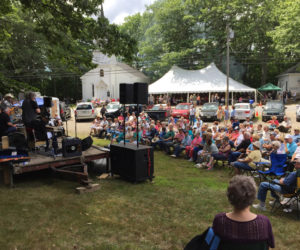 Debbie Myers entertains the audience during a previous North Nobleboro Day celebration. (Courtesy photo)