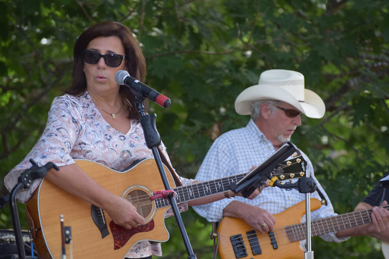 Debbie Myers performs at North Nobleboro Day with Jackson Gay and Redneck Rodeo. (Courtesy photo)