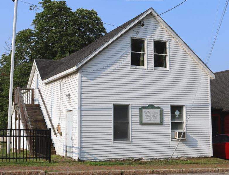 Scout Hall, at 7 Lincoln St. in Wiscasset. On Tuesday, July 30, the Wiscasset Select Board voted unanimously to allow Wiscasset EMS to use the building as a training and meeting center. (Piper Pavelich photo)