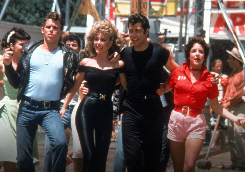 A still from "Grease," Harbor Theater's free Labor Day movie offering. (Photo courtesy Harbor Theater)