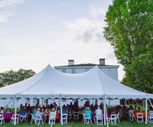 Residents gather to celebrate the Lincoln County Historical Association's annual Preservation Party. This year's event will be held rain or shine on the grounds of the Pownalborough Court House in Dresden on Sunday, Sept. 8. (Photo courtesy Bob Bond)