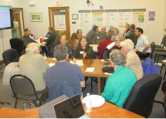 The 2025 Damariscotta Comprehensive Plan has been steadily emerging from a process that began two years ago and includes public engagement events like this one in October 2023. (Photo courtesy Derek Webber)