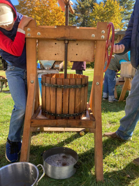 Cider pressing at the historic Pownalborough Court House in Dresden is an event thats fun for all ages. (Photo courtesy Lincoln County Historical Association)