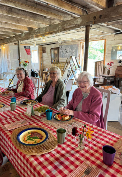 Friends gather at Lunch with the Bunch, a recurring event at Inn Along the Way. (Photo courtesy Inn Along the Way)